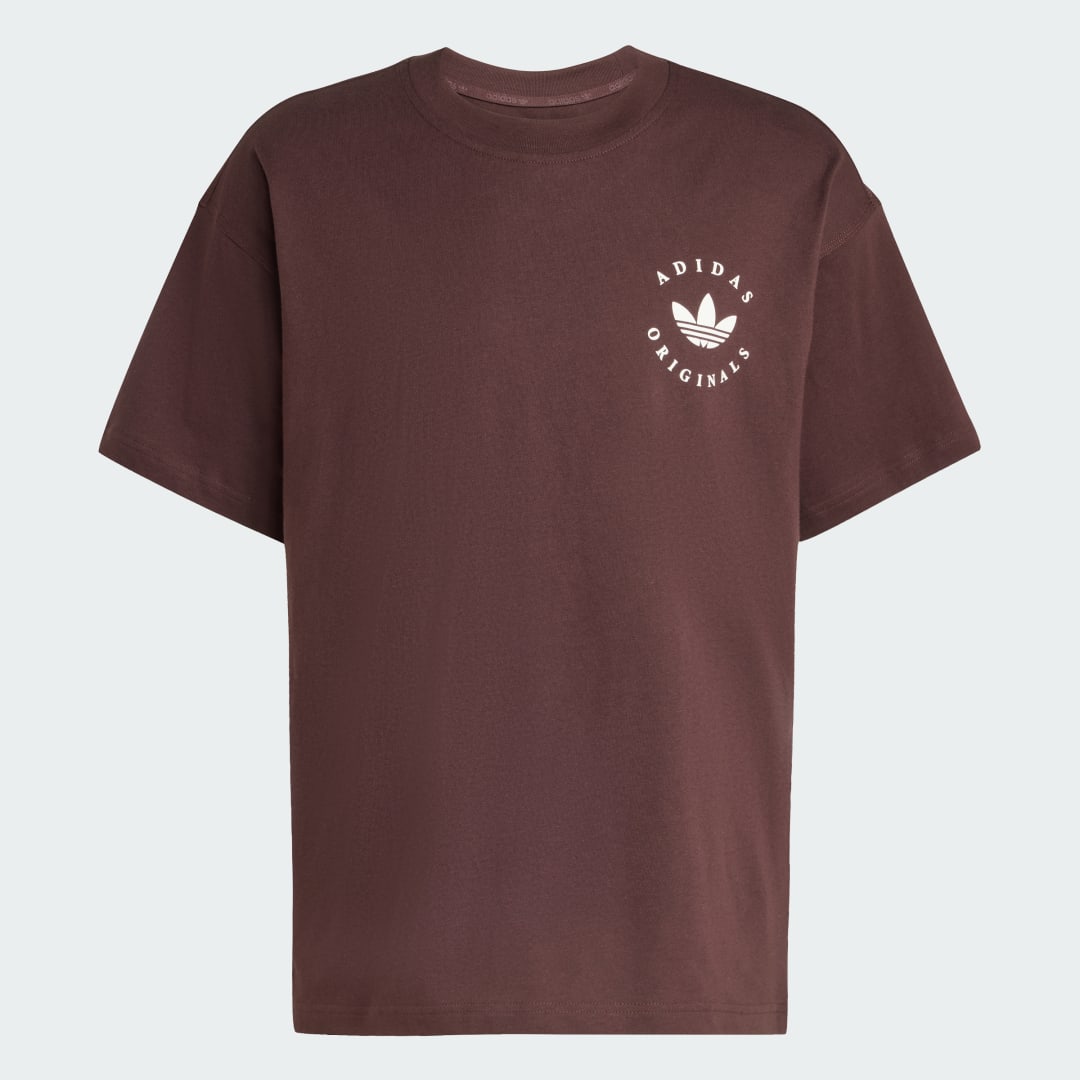 Tričko adidas Performance adidas Trefoil GFX T-Shirt Hnedá | KG9865, 0