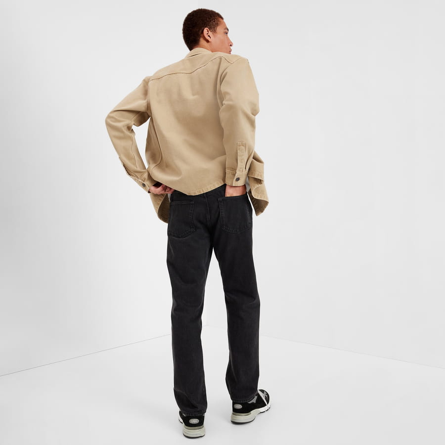 Džínsy GAP Original Fit Organic Jeans Čierna | 455581-00, 1