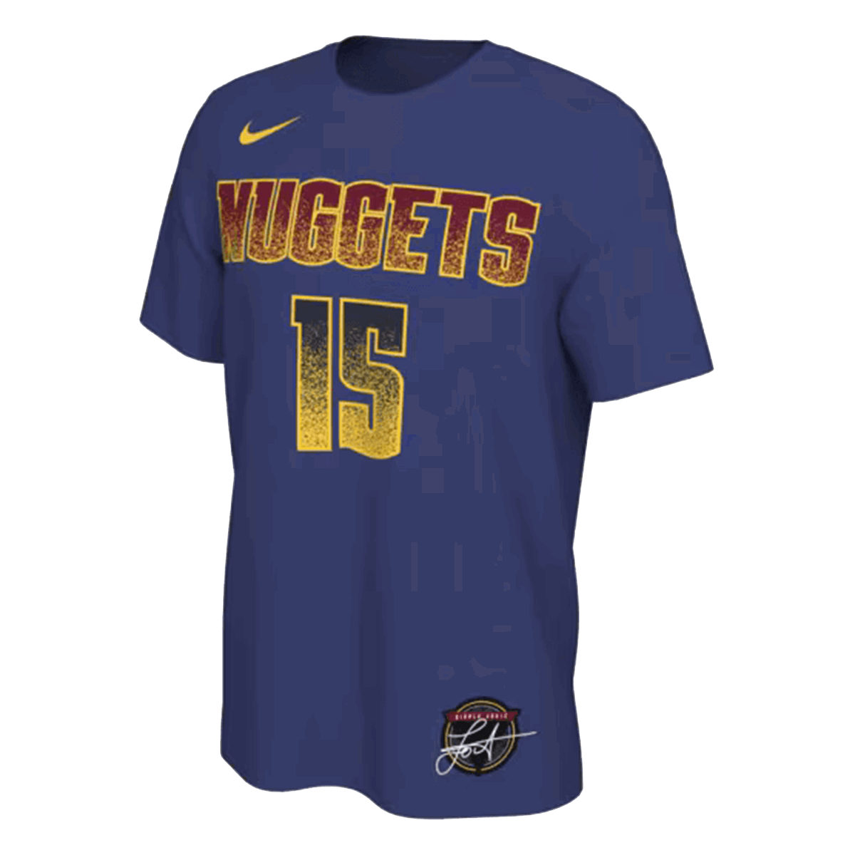 Tričko Nike Denver Nuggets Select Series Name & Number T-Shirt Modrá | HQ1316-495, 0