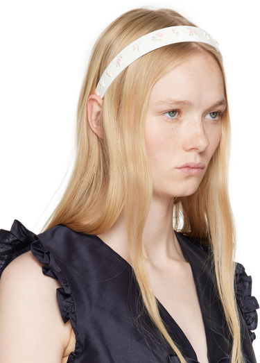 Doplnky SHUSHU/TONG SHUSHU/TONG YVMIN Edition Hand-Painted Floral Headband Biela | 25759WHT00NN, 1