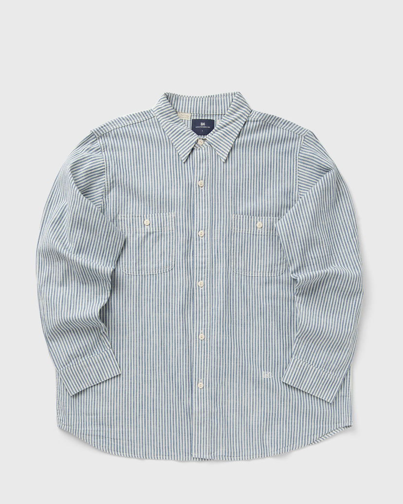 Košeľa Levi's BLUE TAB Striped Long Sleeve Button-Up Work Shirt with Chest Pockets Modrá | 001LH-0001