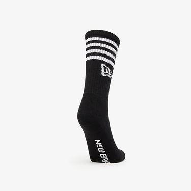 Ponožky New Era Stripe Crew 3-Pack Čierna | 13113627, 1