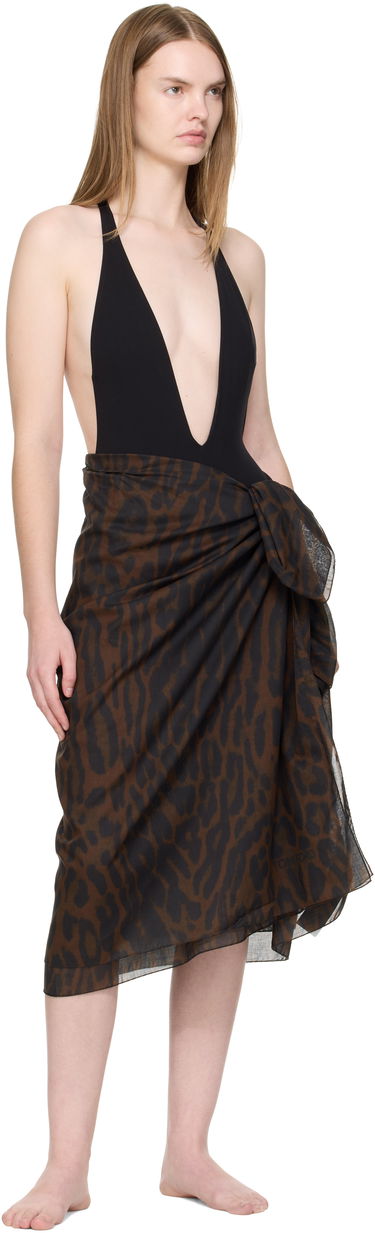 Plavky Tom Ford Tom Ford Pareo Wrap Cover-Up Skirt Hnedá | PAR001-FAP244, 3