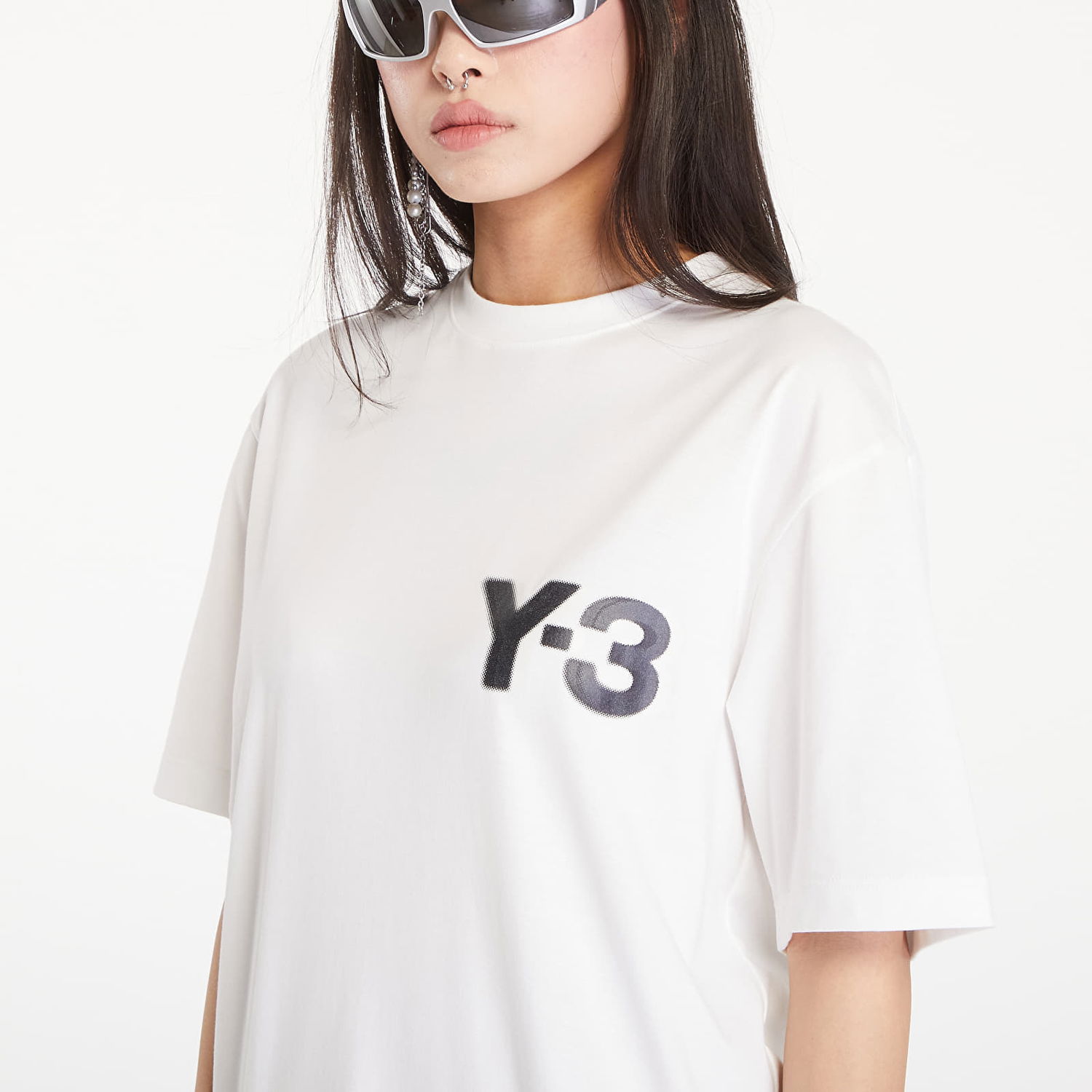 Tričko Y-3 Logo Short Sleeve Tee UNISEX Core White Biela | JE9281, 1
