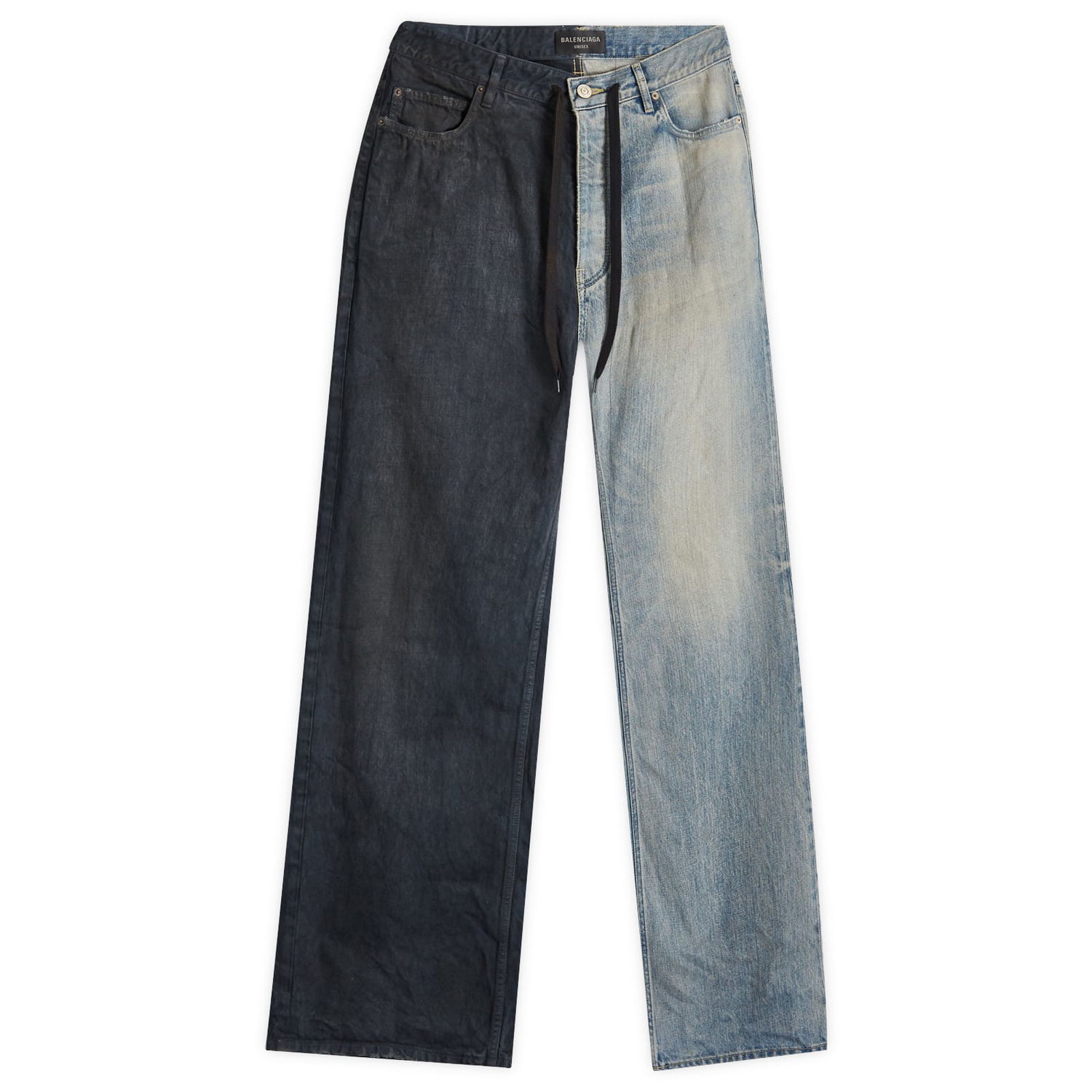 Džínsy Balenciaga Fifty-Fifty Jeans Šedá | 793766-TQW72-2632, 0