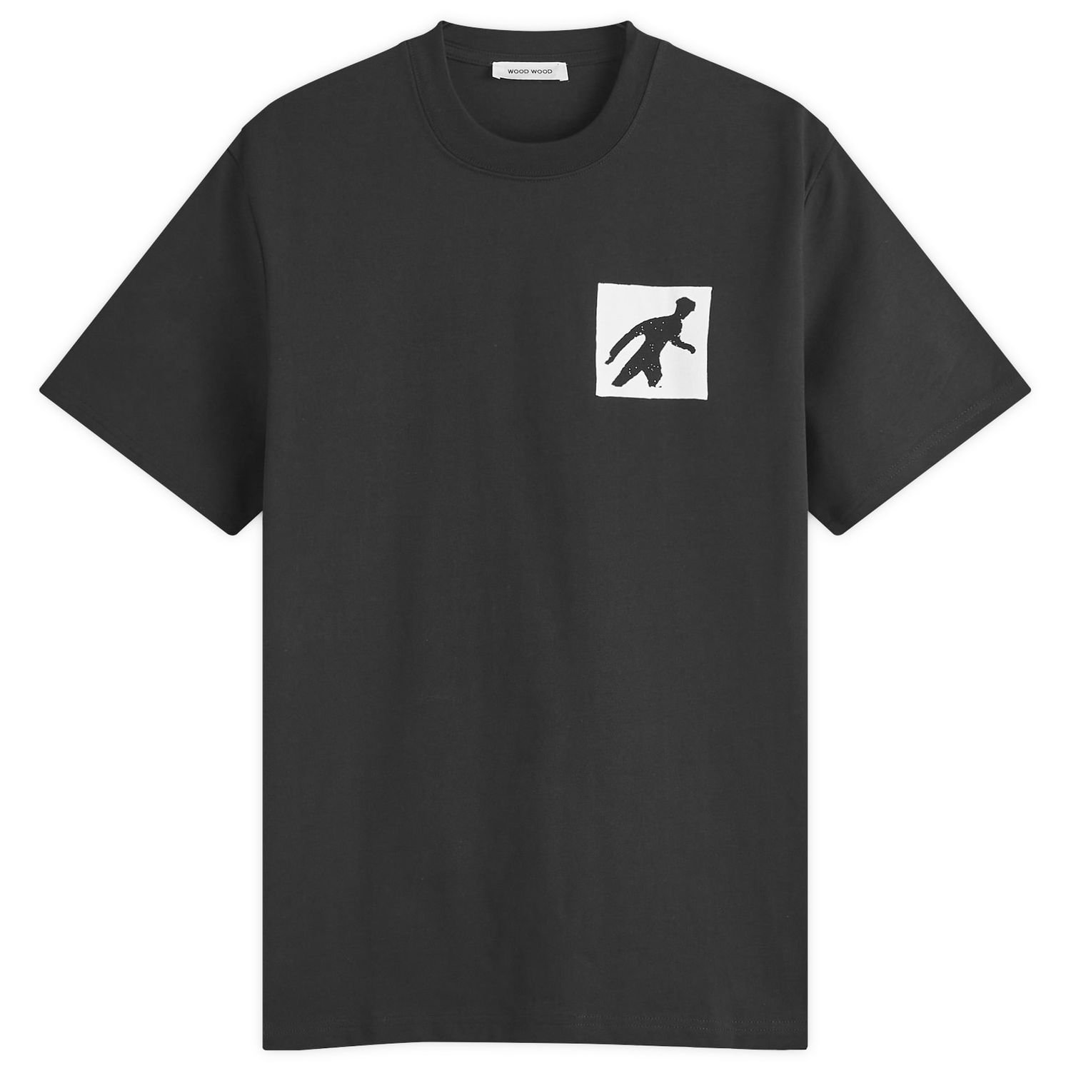 Tričko WOOD WOOD Bobby Stone Age T-Shirt Čierna | 30250232-9999, 0