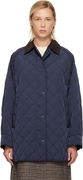 Pepato Quilted Jacket with Corduroy Collar