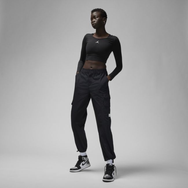 Crop Top Jordan Flight Top Čierna | DQ4465-010, 0