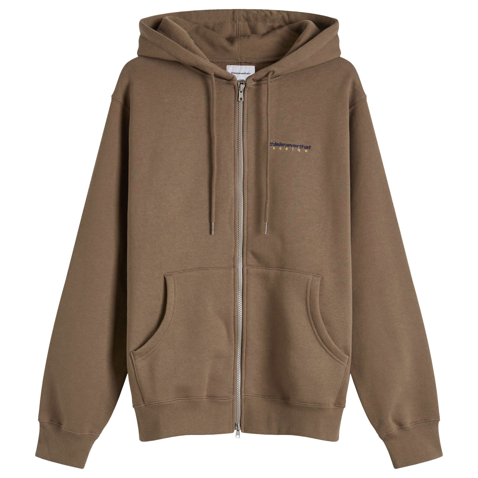 DSN Zip Up Hoody Brown