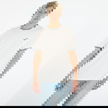 Tričko Fred Perry Twin Tipped T-Shirt Béžová | M1588V Z46, 0