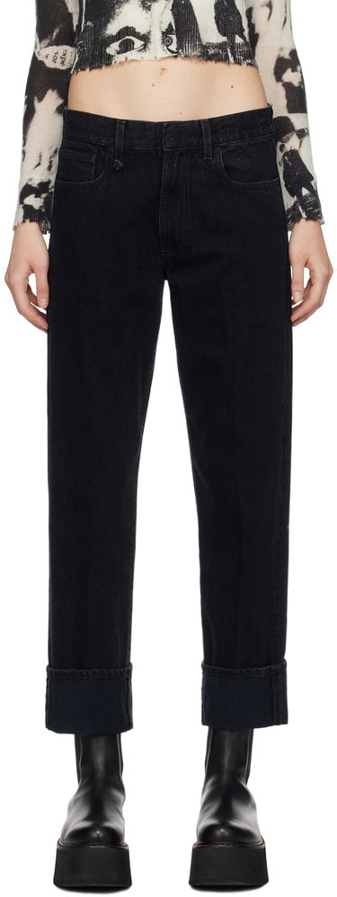 Džínsy R13 R13 Romeo Cuff Jeans Čierna | R13WD113-D184A, 0