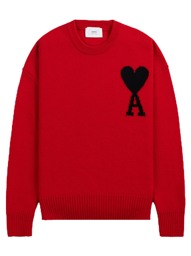 Sveter AMI ADC Crewneck Červená | UKS002 018 605