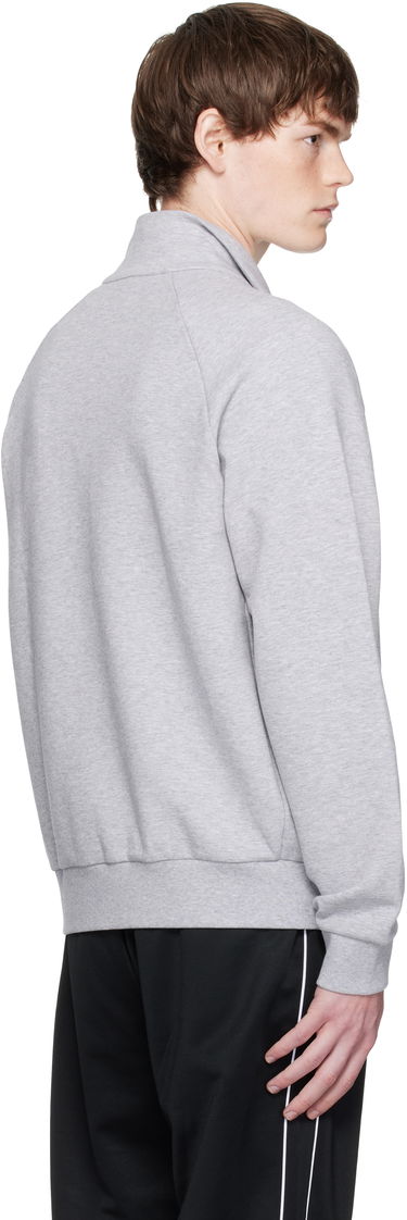 Mikina Lacoste Lacoste Double Faced Jersey Zip-Up Sweatshirt Šedá | SH9559_CCA, 2