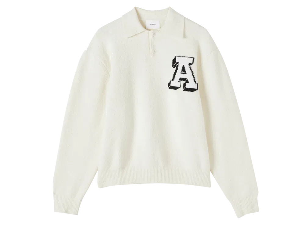 Sveter AXEL ARIGATO Team Polo Sweater Biela | A0950003, 0