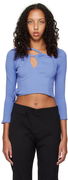 Ottolinger Loop Long Sleeve Cropped T-Shirt