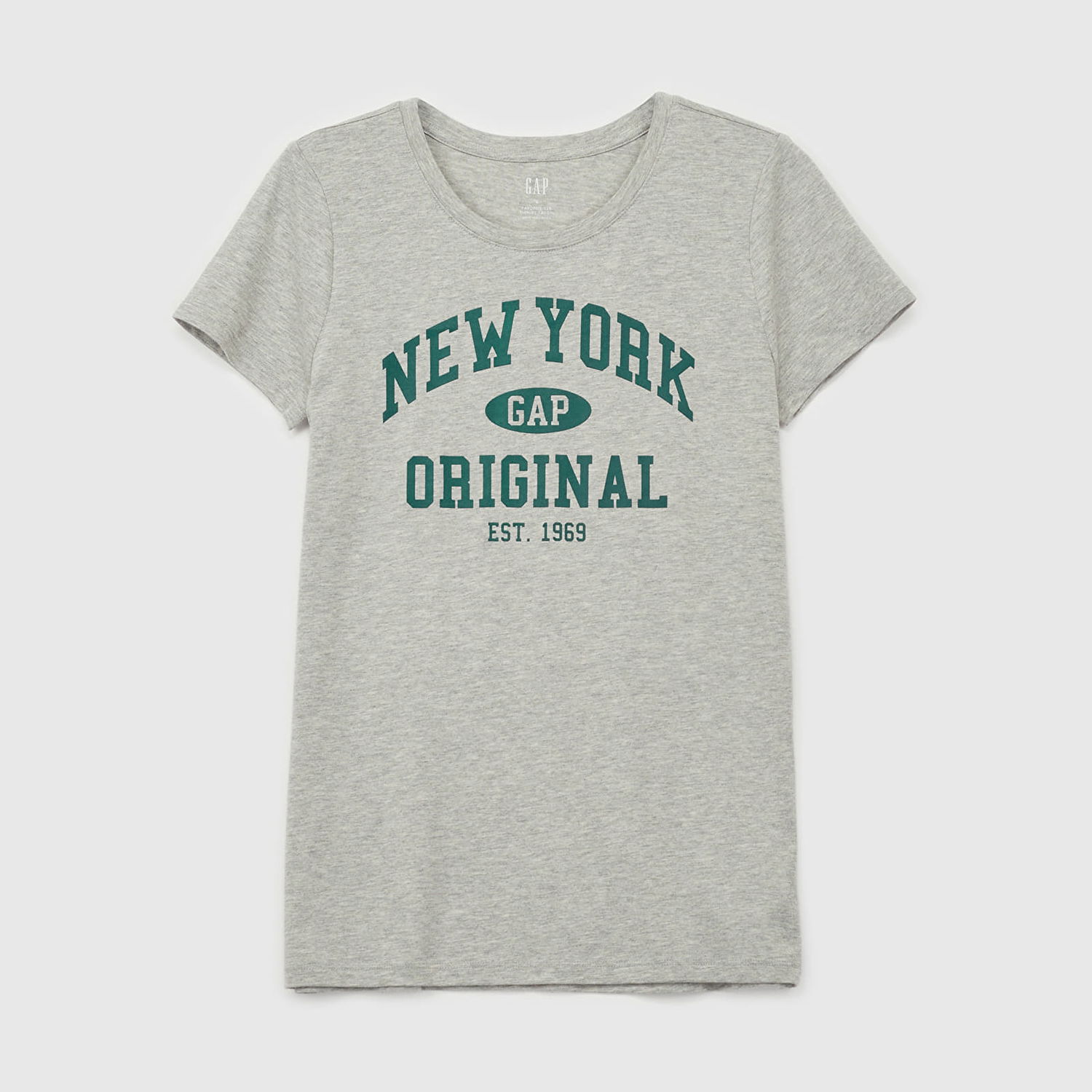 Tričko GAP T-shirt Shortsleeve Tee New York Original L Šedá | 795743-38, 0