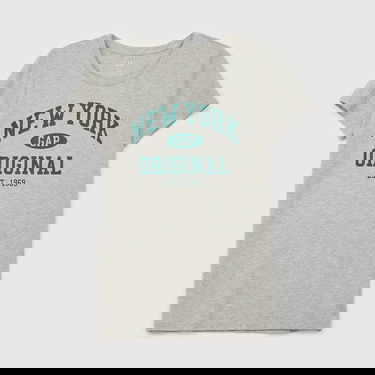 Tričko GAP T-shirt Shortsleeve Tee New York Original L Šedá | 795743-38, 0