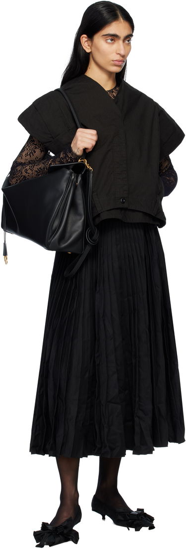 Tote bag Balenciaga Large Rodeo Leather Shoulder Bag Čierna | 789744 2AA4V, 3