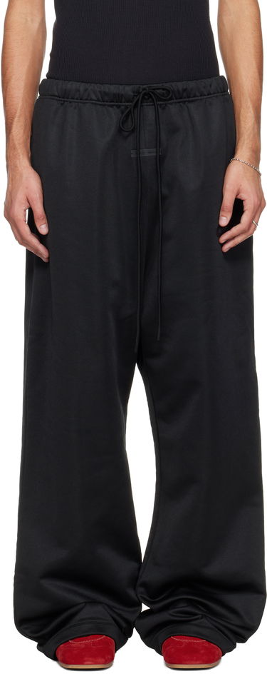 Tepláky Fear of God ESSENTIALS Holiday Satin Fleece Lounge Sweatpants Čierna | 130HO258271F, 0