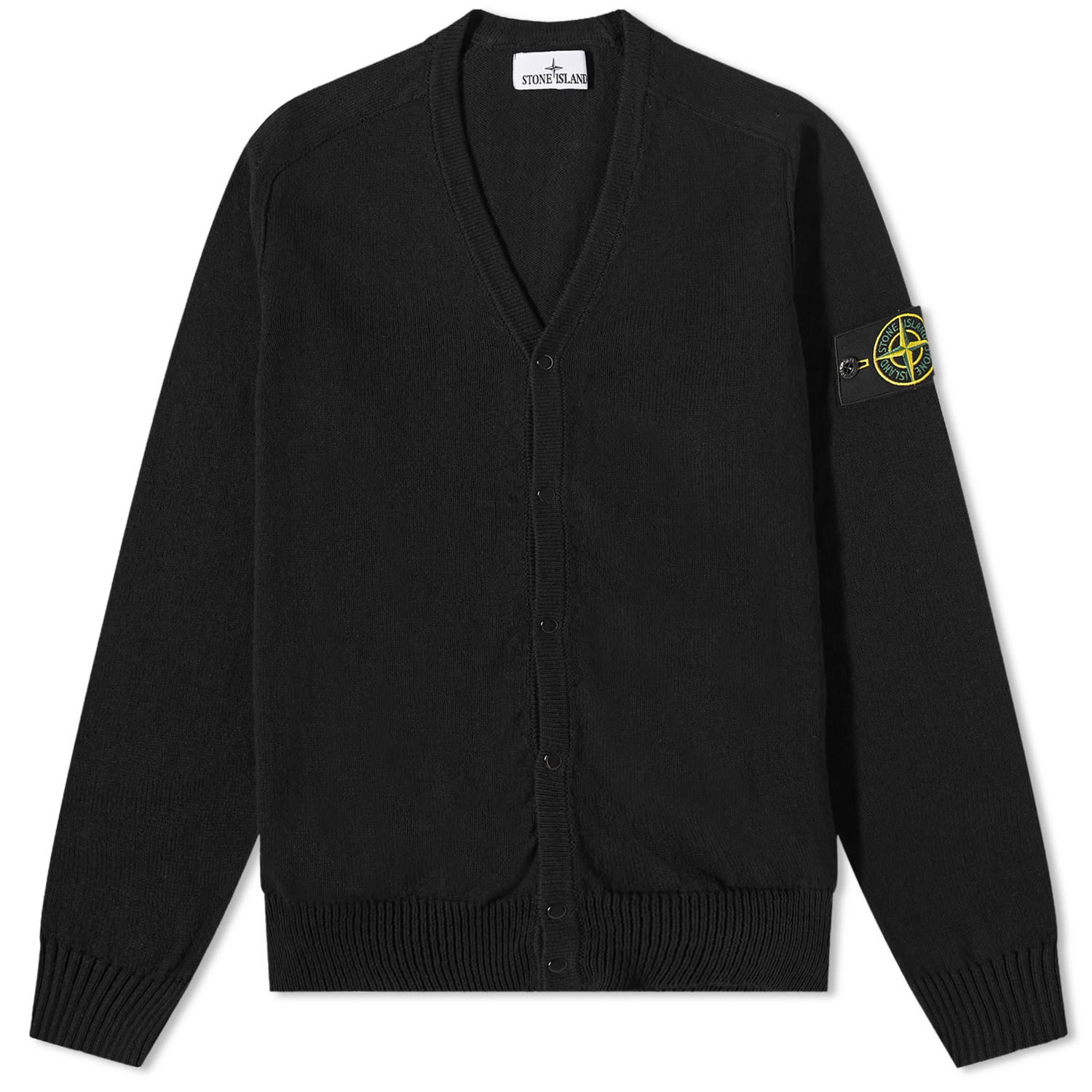 Sveter Stone Island Raw Hand Cotton Knitted Cardigan Čierna | 7815527D3-V0029, 0