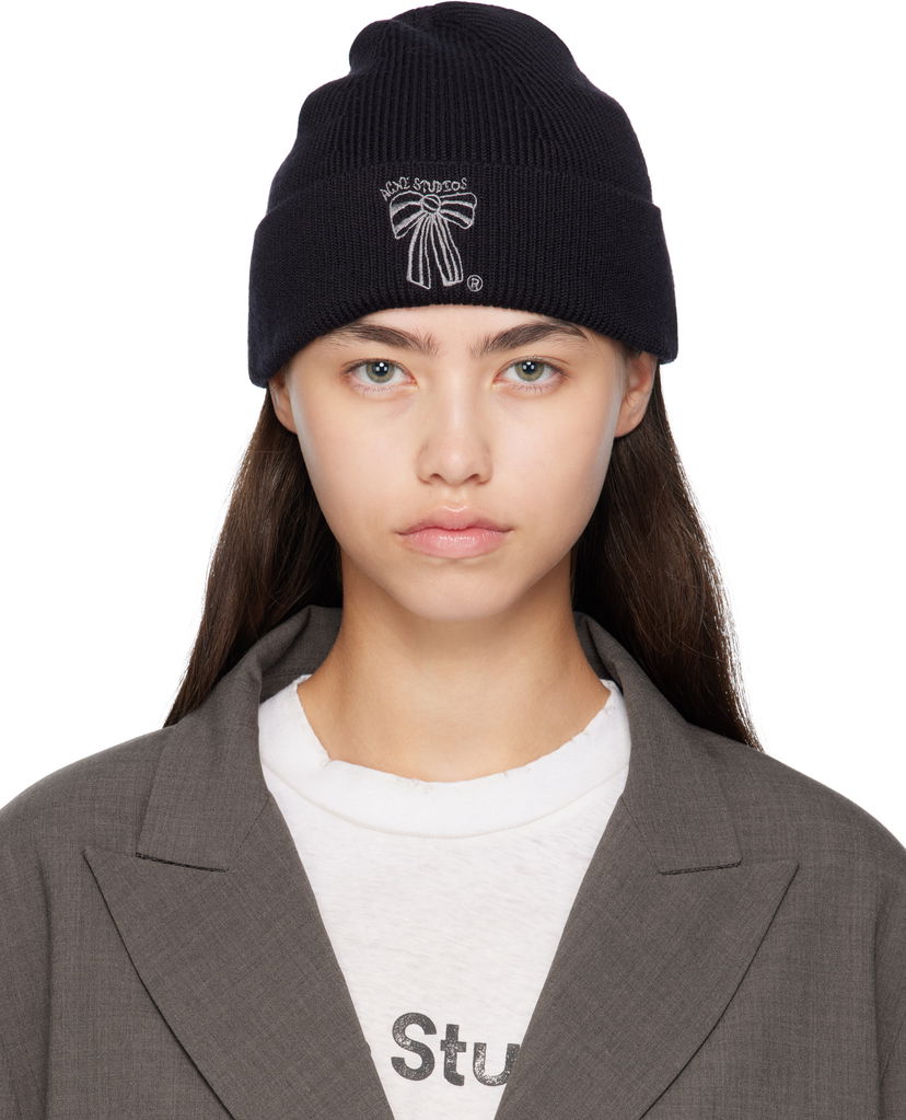Kulicha Acne Studios Acne Studios Merino Wool Beanie Čierna | C40423-