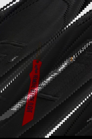 Mikina Alpha Industries Hoodie With Print Čierna | 178314.95, 4