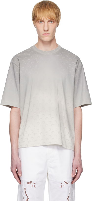 Tričko Marine Serre Marine Serre Moon Faded Loose Fit T-Shirt Šedá | UTT001A CJER0070, 0