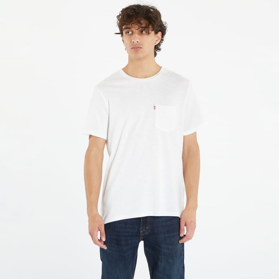 Tričko Levi's ®Ss Classic Pocket Tee Biela | 19342-0162, 0