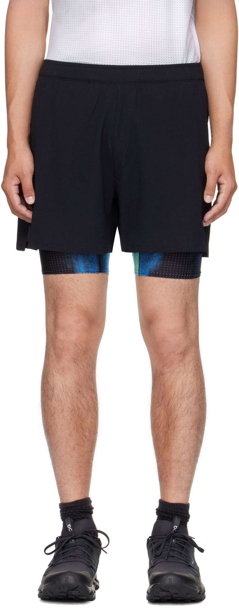 Šortky On Running Pace 2-in-1 Running Shorts Čierna | 1MF10813398