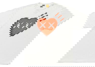 Tričko KAWS KAWS x Human Made Heart T-Shirt Biela | XX22TE008, 0