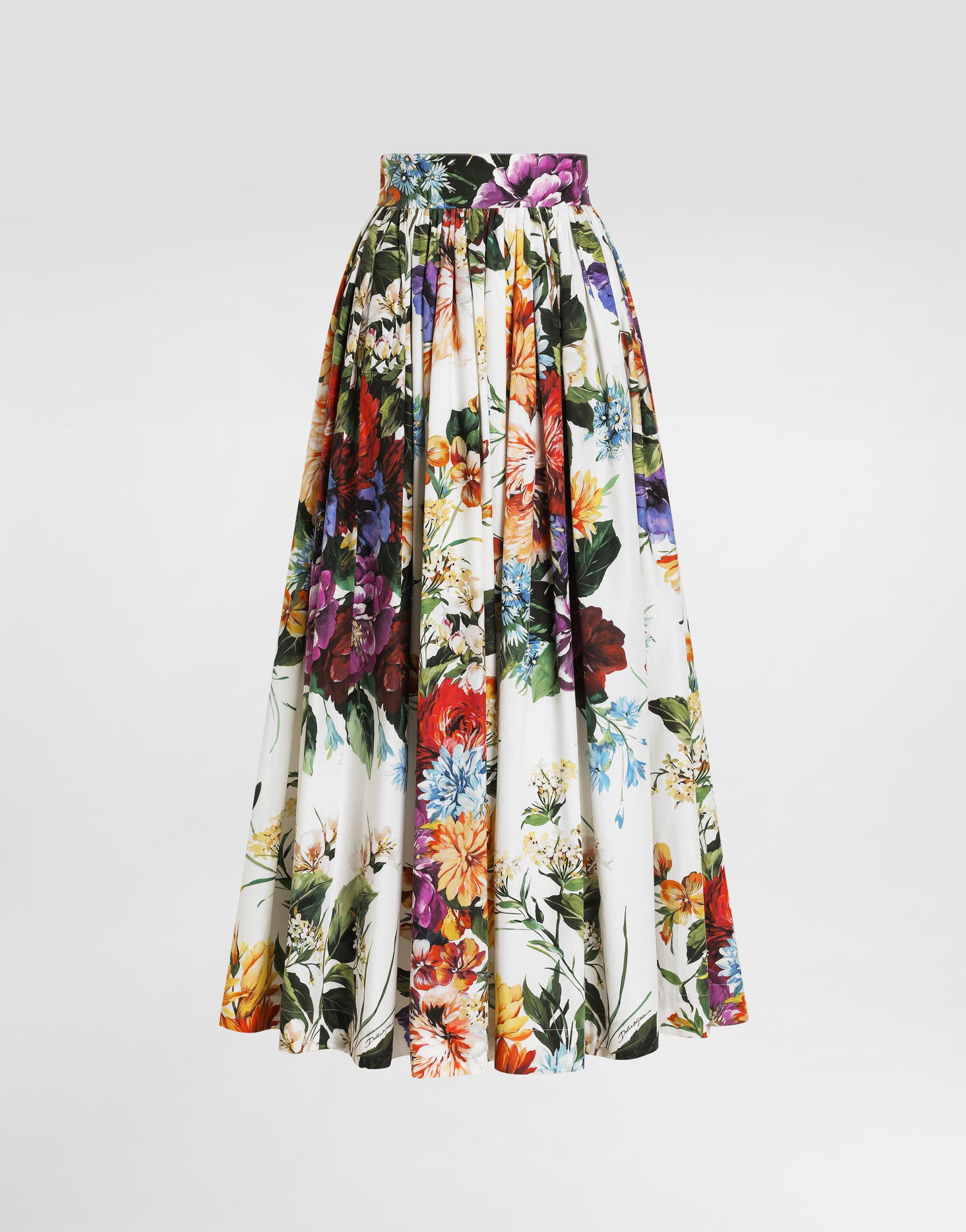 Sukňa Dolce & Gabbana Dolce & Gabbana Bouquet Flower-print Wide Skirt Rôznofarebný | F4C6QTHS5TRHA5PC, 0
