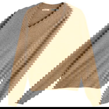 Sveter Entire Studios Entire Studios Knitted V-Neck Jumper, Size Medium Hnedá | UNU-25-11063-CA, 0