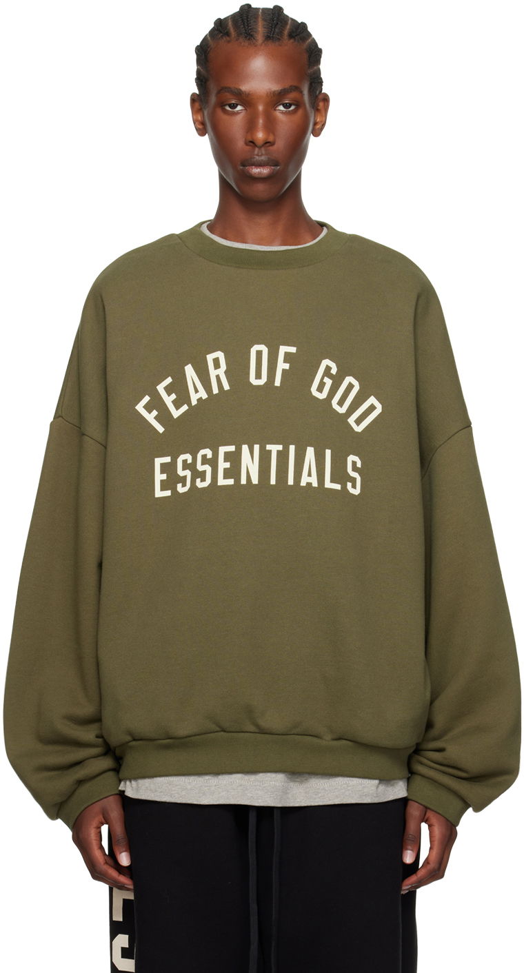 Mikina Fear of God Designer Crewneck Sweatshirt Zelené | 192BT246265F, 0