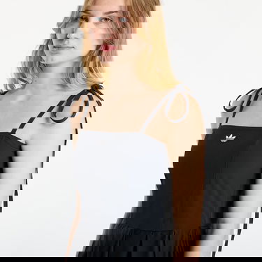 Šaty adidas Originals Ribbon Pleated Mini Dress Čierna | JW0115, 1