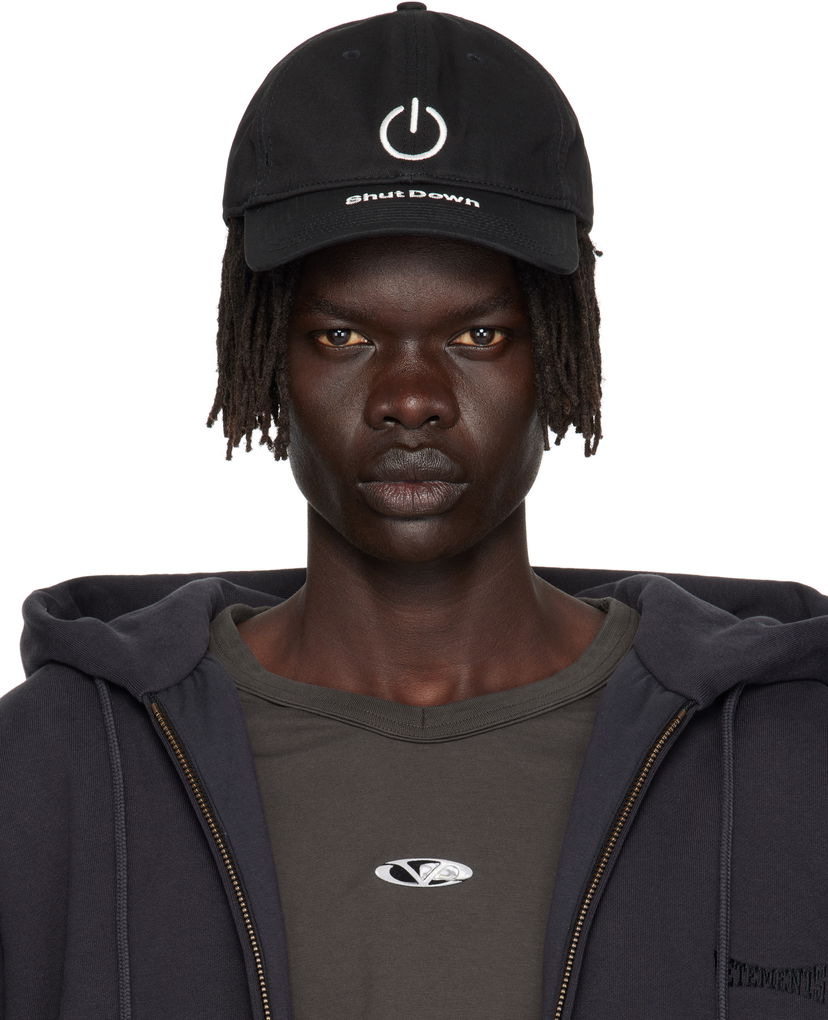 Šiltovka VETEMENTS VETEMENTS 'Shut Down' Baseball Cap Čierna | UH76CA790B