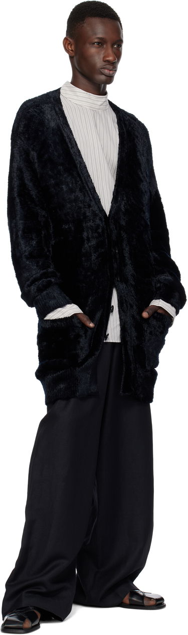 Sveter Dries Van Noten Dries Van Noten Viscose Knit Cardigan Čierna | 251-021215-1707, 3