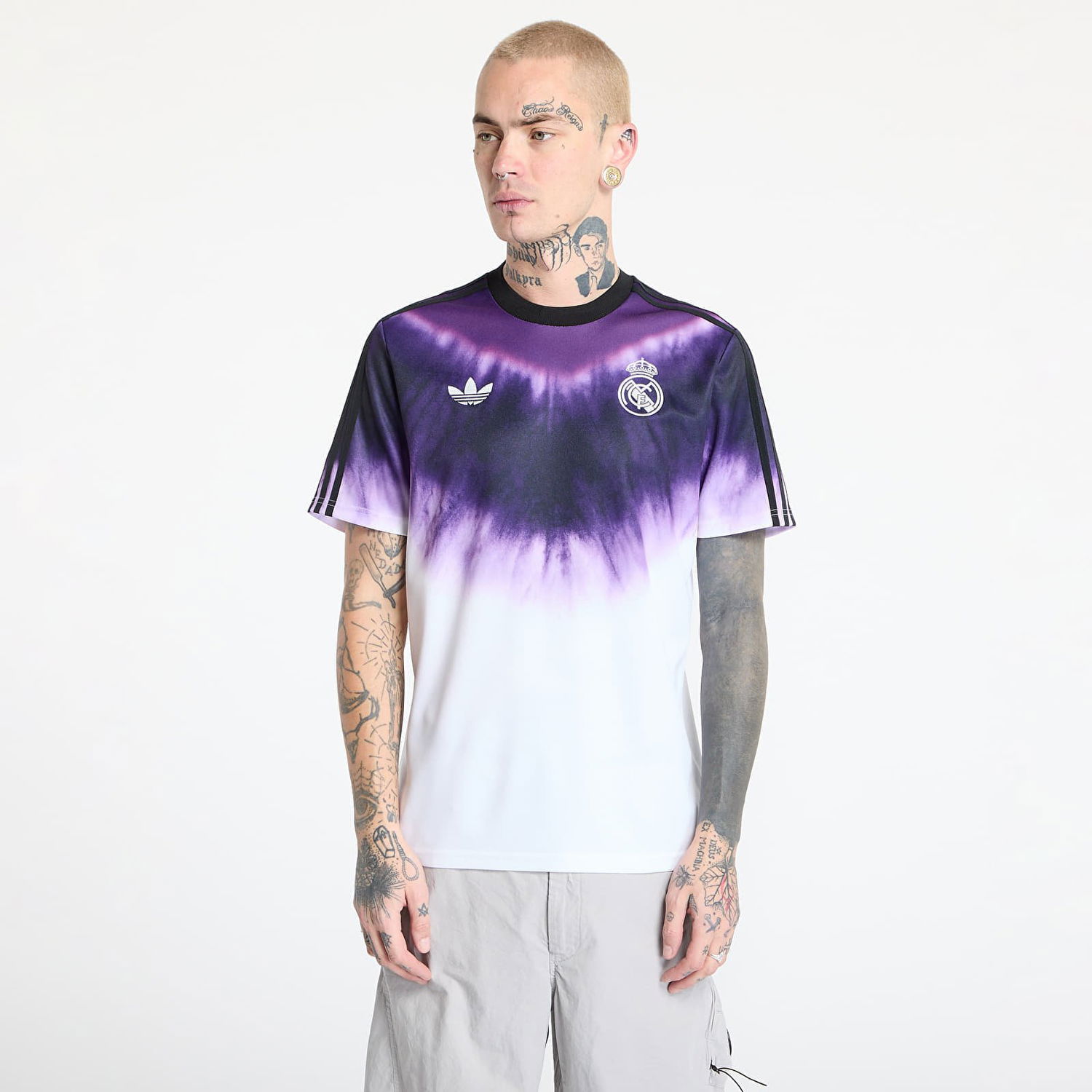 Tričko adidas Originals REAL MADRID Tie-Dye Jersey Fialová | JF2590, 0