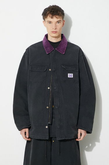Bunda Needles Lumberjack Oversized Jacket Čierna | NS157, 0