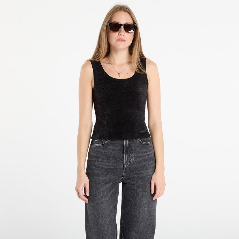 Tielko Jordan Air Jordan Women's Fuzzy Tank Top Čierna | HQ9171-010