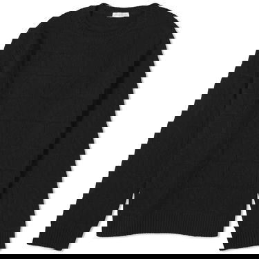 Sveter Valentino Men's Icon Logo Crew Knit Black Čierna | 4V3KC28W9WW-MXM, 0