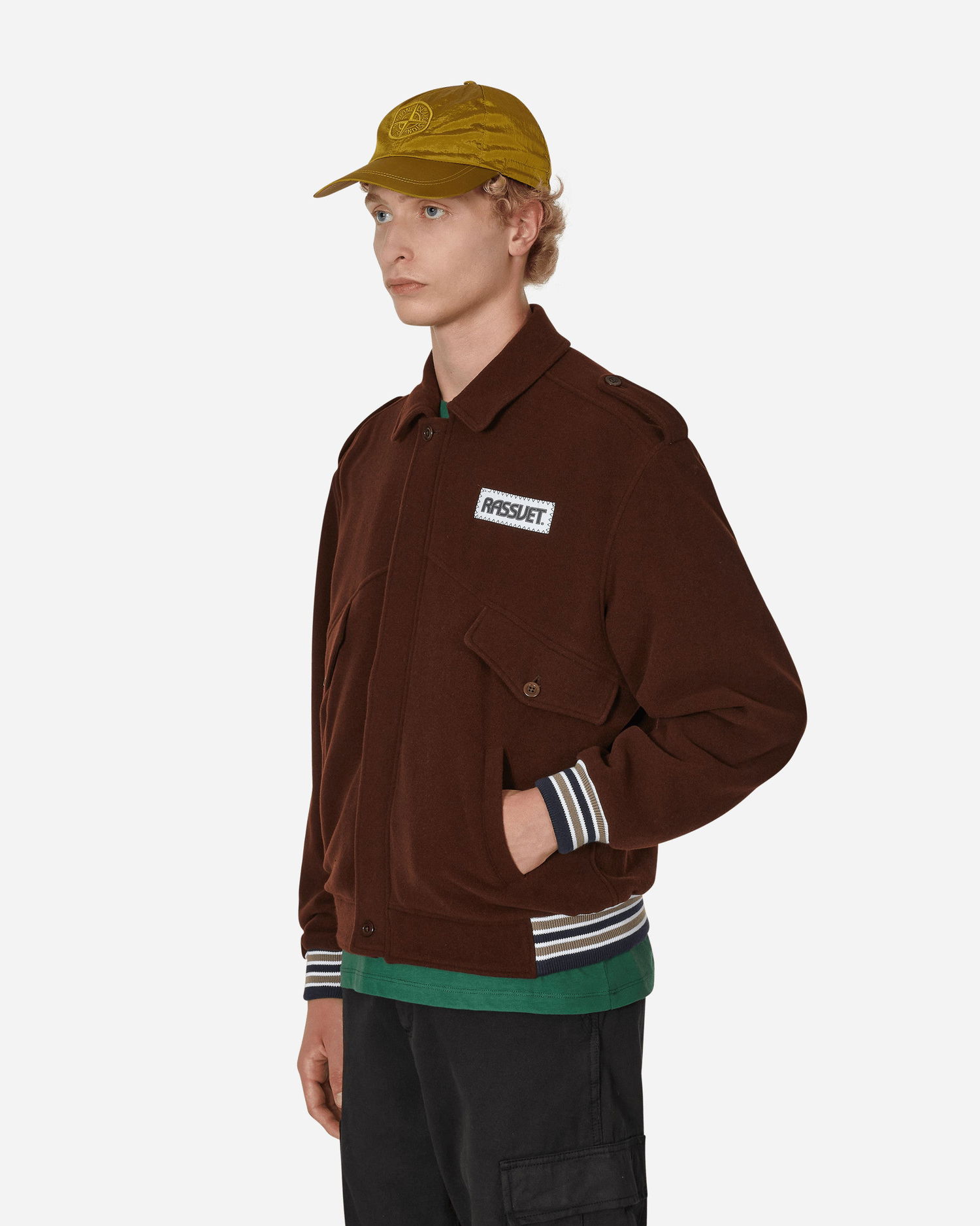 Kabáty PACCBET Painting Harrington Jacket Hnedá | PACC11J005 1, 1