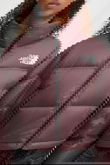 Prešívaná bunda The North Face The North Face Nuptse Cropped Puffer Jacket Hnedá | NF0A5GGEBQ71, 3