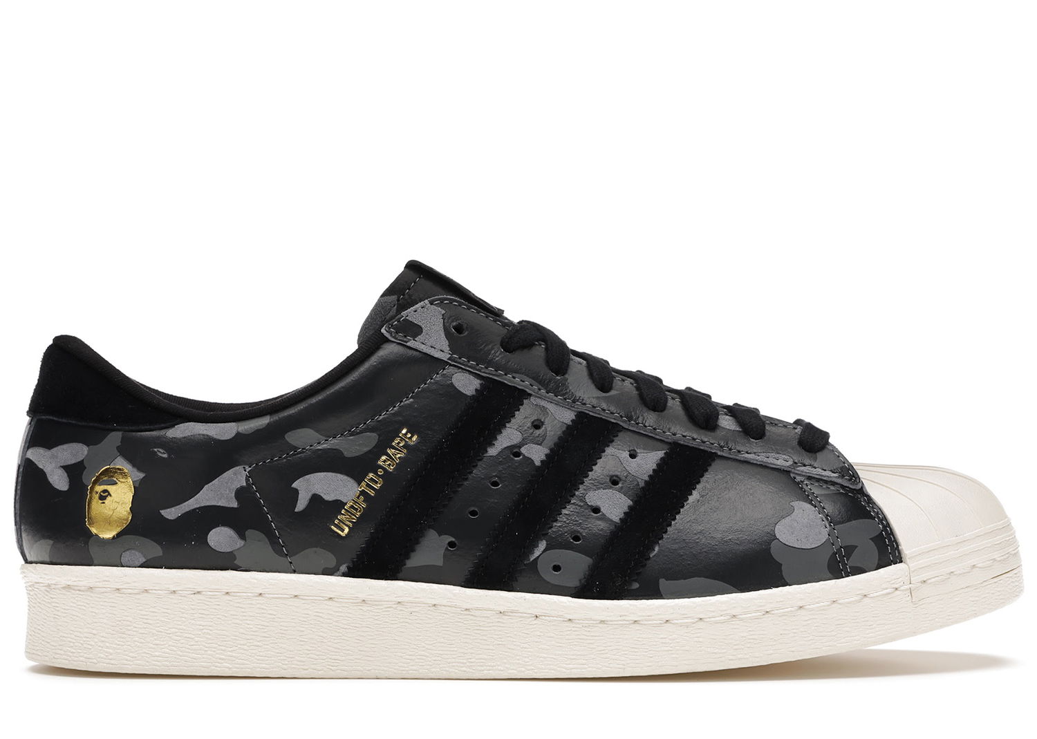 Tenisky a topánky adidas Originals Superstar 80s Undefeated Bape Black Camo Čierna | S74774, 0
