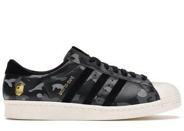 Tenisky a topánky adidas Originals Superstar 80s Undefeated Bape Black Camo Čierna | S74774, 0