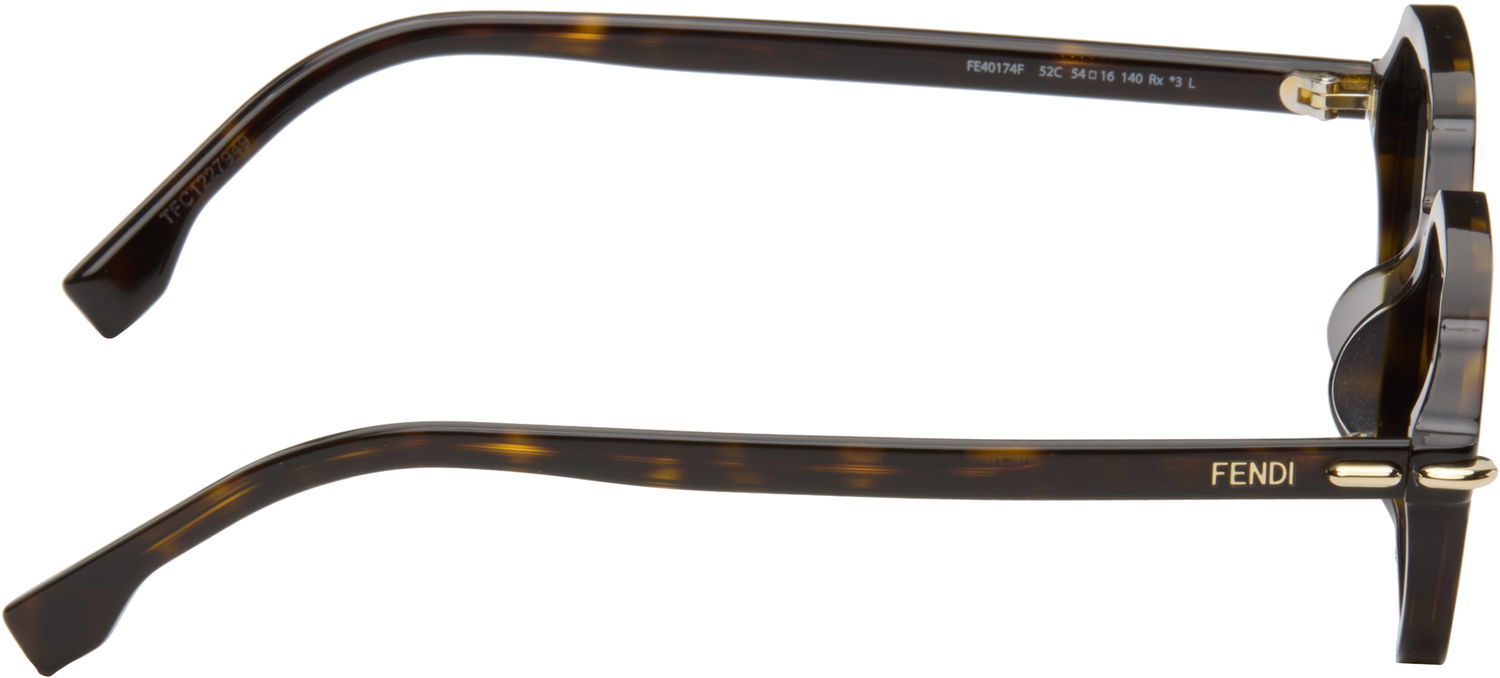 Slnečné okuliare FENDI Fendi Selleria Rectangle Sunglasses Hnedá | FE40174FW5452C 192337228605, 1