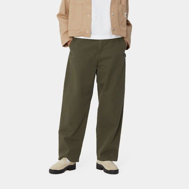 Nohavice Carhartt WIP Brady Garment Dyed Softener Pants Zelené | I033770_8, 0