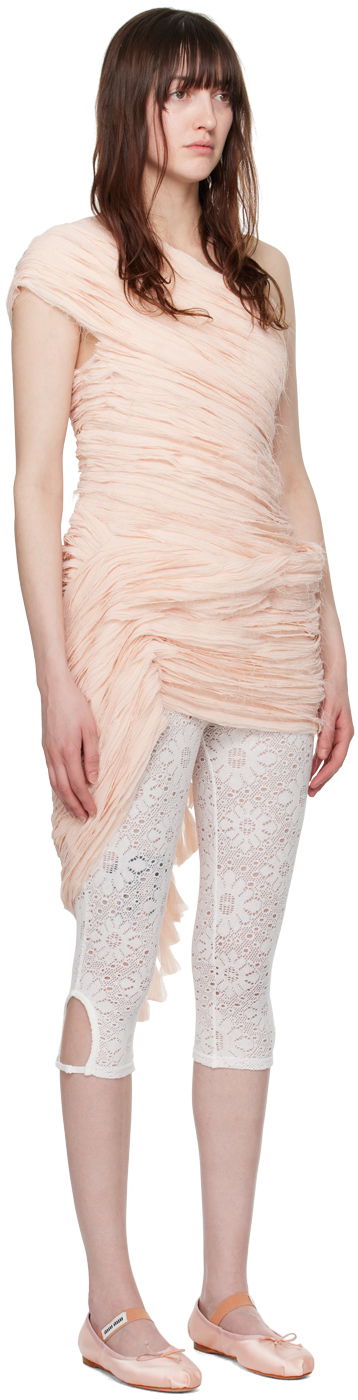 Šaty Collina Strada Collina Strada Whirl Draped Minidress Ružová | XX4008, 1