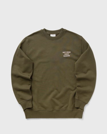 Mikina Drôle de Monsieur Slogan Sweatshirt Zelené | I-SW149-CO127-KK, 1