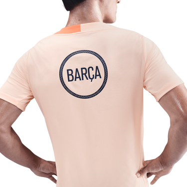 Tričko Nike FC Barcelona Strike Training Shirt Dri-FIT Total 90 Oranžová | hm3344-808, 3