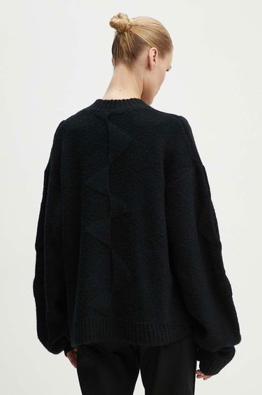 Sveter HELIOT EMIL Black Warm Wool Sweater Čierna | PREAW24.M.07.063.BLK01, 5